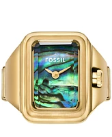 Fossil Women's Raquel Two-Hand Stainless Steel Ring Watch, 14mm