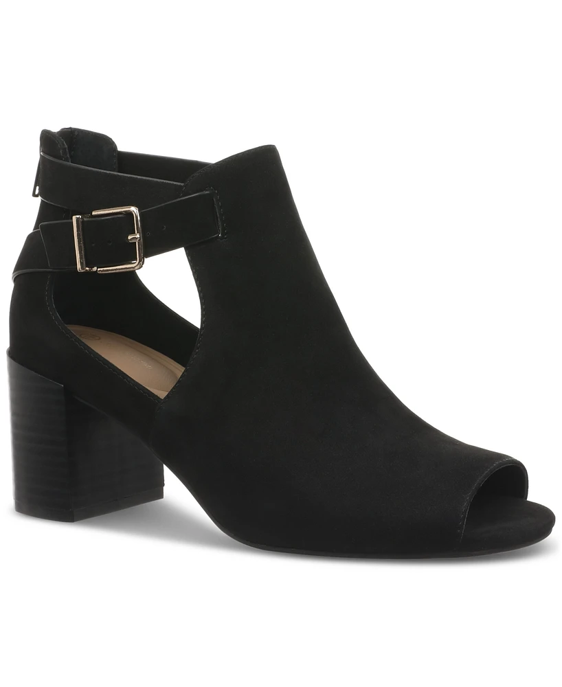 Giani Bernini Women's Gaell Block Heel Peep Toe Shooties, Created for Macy's
