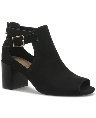 Giani Bernini Women's Gaell Block Heel Peep Toe Shooties, Created for Macy's