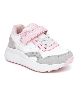 Nautica Toddler and Little Girls Kian Athletic Sneakers
