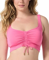Coco Reef Women's Elevate Bra-Sized Shirred Bikini Top