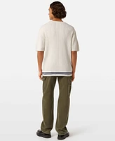 Scotch & Soda Men's Structured Knitted T-Shirt