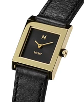 Mvmt Women's Marquee Square Leather Strap Watch
