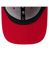 New Era Men's Red Detroit Wings Linear Featherweight 39THIRTY Flex Hat