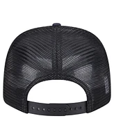 New Era Men's Navy/Black Detroit Lions Adventure Drinks Pattern 9SEVENTY Stretch-Snap Hat