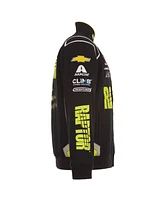 Jh Design Men's Black William Byron Raptor Full-Snap Twill Uniform Jacket