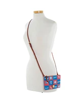 Dooney & Bourke Texas Rangers Top Zip Crossbody Purse