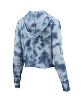 Alternative Apparel Women's Heathered Royal The Players Tie-Dye Cropped Pullover Hoodie