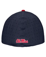 Nike Men's Navy Ole Miss Rebels On-Field True Performance Baseball Fitted Hat