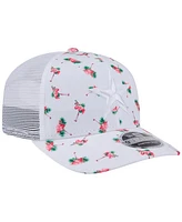 New Era Men's White Dallas Cowboys Adventure Flamingo Pattern 9SEVENTY Stretch-Snap Hat