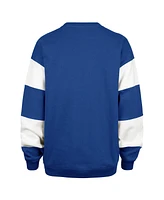 '47 Brand Women's Blue Tampa Bay Lightning Eephus Barred Pullover Sweatshirt