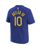 Nike Big Boys and Girls Jimmy Butler Iii Royal Golden State Warriors Icon Edition Name Number T-Shirt