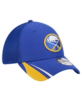 New Era Men's Royal Buffalo Sabres Linear Featherweight 39THIRTY Flex Hat