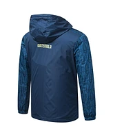 Umbro Men's Navy Guatemala National Team 2025 Full-Zip Rain Jacket