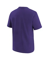 Nike Big Boys and Girls Purple Arizona Diamondbacks Team Logo T-Shirt