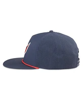 American Needle Men's Navy Washington Capitals Buxton Pro Tech Adjustable Hat