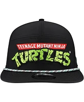 New Era Men's Black Teenage Mutant Ninja Turtles Rope Trucker 9FIFTY Snapback Hat