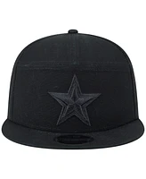 New Era Men's Black Dallas Cowboys Adventure Canvas Split Panel 9FIFTY Snapback Hat