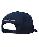 Mitchell & Ness Men's Navy Columbus Blue Jackets Core Team Ground Pro Adjustable Hat