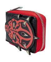 Loungefly Darth Maul Star Wars Phantom Menace 25th Anniversary Accordion Wallet