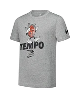 Nike 3BRAND by Russell Wilson Big Boys and Girls Gray Tempo Ballers T-Shirt