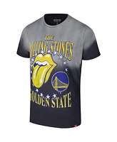 Sportiqe Men's and Women's Gray Rolling Stones x Golden State Warriors Bingham Collab T-Shirt