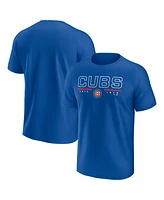 Fanatics Men's Royal Chicago Cubs Raglan T-Shirt