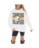 Gameday Couture Women's White Tennessee Volunteers Fair Catch Pullover Sweatshirt