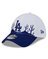New Era Men's White/Royal Los Angeles Dodgers 2025 Spring Training Landscape 39THIRTY Flex Hat