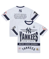 Mitchell & Ness Men's White New York Yankees Cooperstown Collection Team Origins Premium T-Shirt