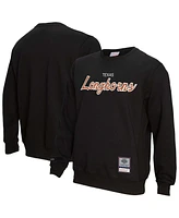 Mitchell & Ness Men's Black Texas Longhorns Elite Script Pullover Sweatshirt