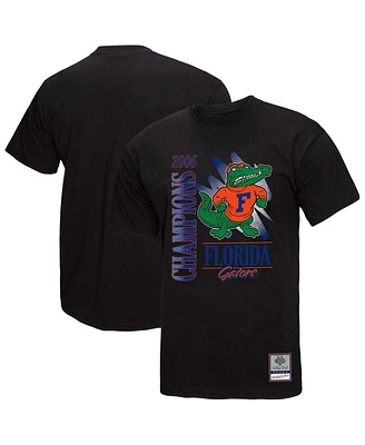 Mitchell & Ness Men's Black Florida Gators Retro Brush Mineral Wash T-Shirt