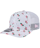 New Era Men's White Dallas Cowboys Adventure Flamingo Pattern 9SEVENTY Stretch-Snap Hat