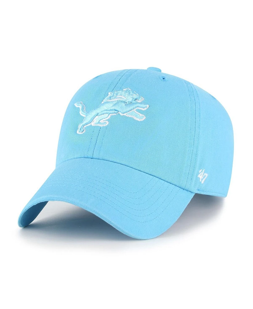'47 Brand Women's Blue Detroit Lions Bright Side Clean Up Adjustable Hat