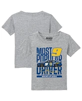 Hendrick Motorsports Team Collection Toddler Heather Gray Chase Elliott Car T-Shirt