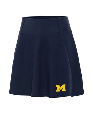 Antigua Women's Navy Michigan Wolverines Chip Skort