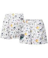 Freeze Max Women's White Star Wars Pop Art Club Shorts