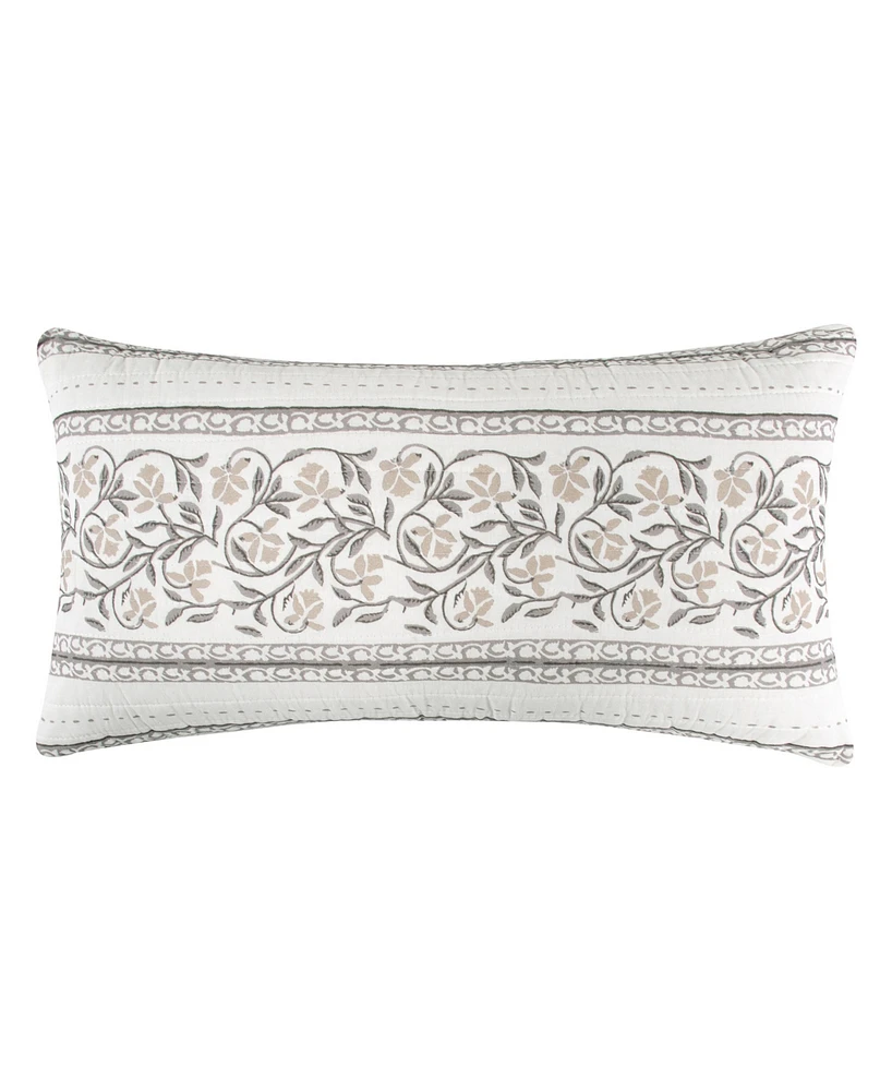 Levtex Adare Quilted Rectangle Decorative Pillow, 24" x 12"