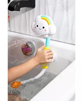 Sperric Toddler Bath Toy Shower Head, Manual Bathtub Shower Sprayer for Toddlers, Interactive Cloud Design Bath Toy