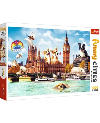 Trefl Red Funny Cities 1000 Piece Puzzle
