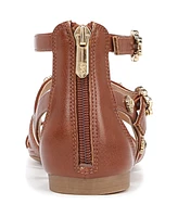 Sam and Libby Women's Rhonda Studded Gladiator Flat Sandals