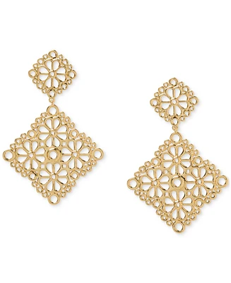 kate Spade new york Flower Lace Drop Earrings
