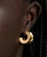 kate spade new york Small Concave Hoop Earrings, 0.82"