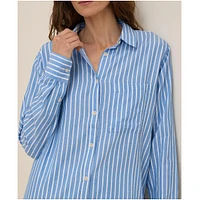 Pact Women's Organic Cotton Sunset Lightweight Classic Shirt