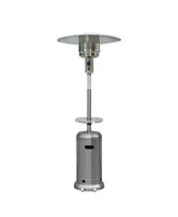 48000 Btu Steel Propane Cylindrical Pole Standing Patio Heater