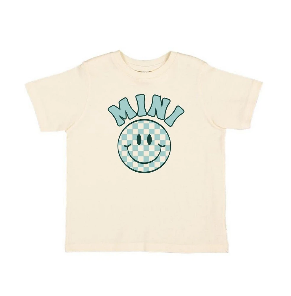 Sweet Wink Toddler Boys Mini Smiley Checker Short Sleeve T-Shirt