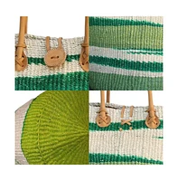 Health Handmade Sisal Market Basket Tote Bag