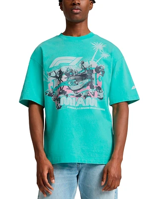 Puma True Fan Short Sleeve Miami Pitstop Graphic T-Shirt