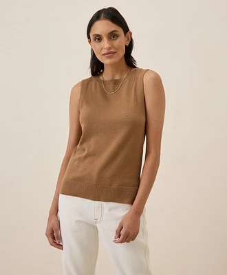 Pact Women's Organic Cotton Classic Fine Knit Shell
