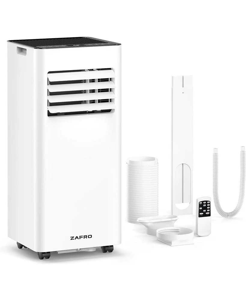 Zafro 10000 Btu Portable Air Conditioners, 4-in-1 Modes Portable Ac Unit with Energy Efficient/Quiet Sleep/Remote Control/24Hrs Timer for Bedroom/Dorm